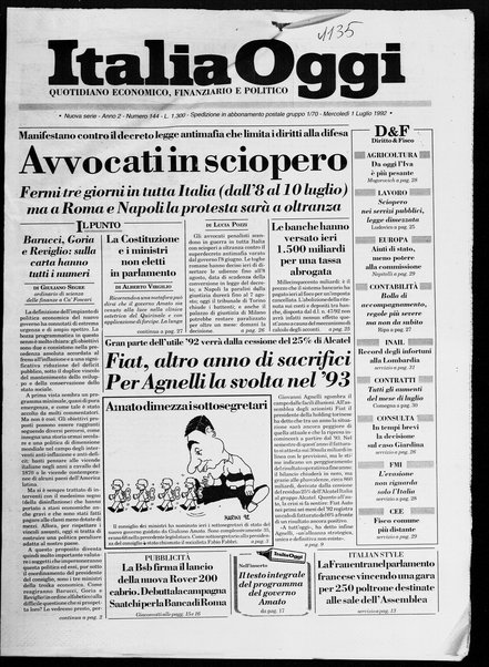 Italia oggi : quotidiano di economia finanza e politica